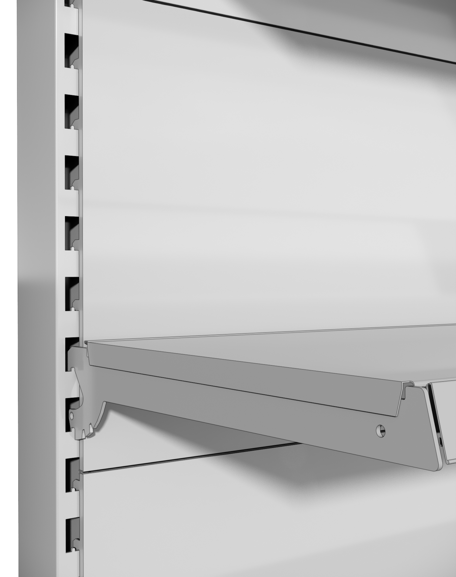 REGAŁ SKLEPOWY MAGO metalowy ścienny 210/100/45 - obrazek 4