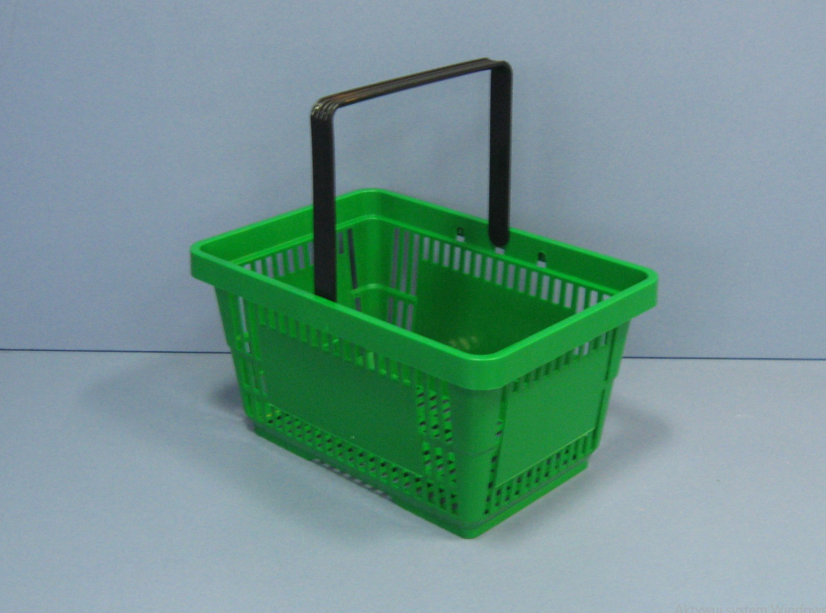 Koszyk Sklepowy Ręczny na Zakupy 22L Jedna Rączka - obrazek 5