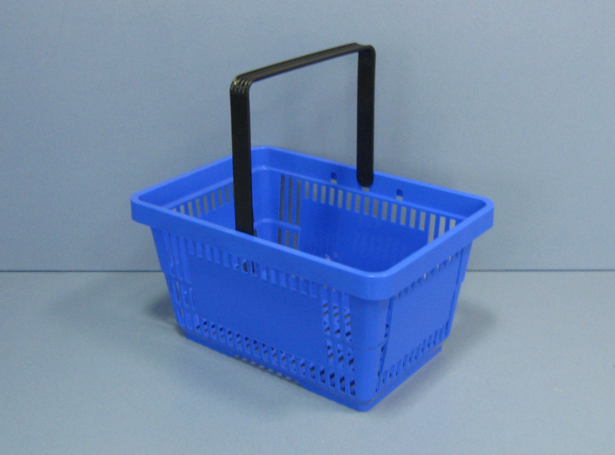 Koszyk Sklepowy Ręczny na Zakupy 22L Jedna Rączka - obrazek 4